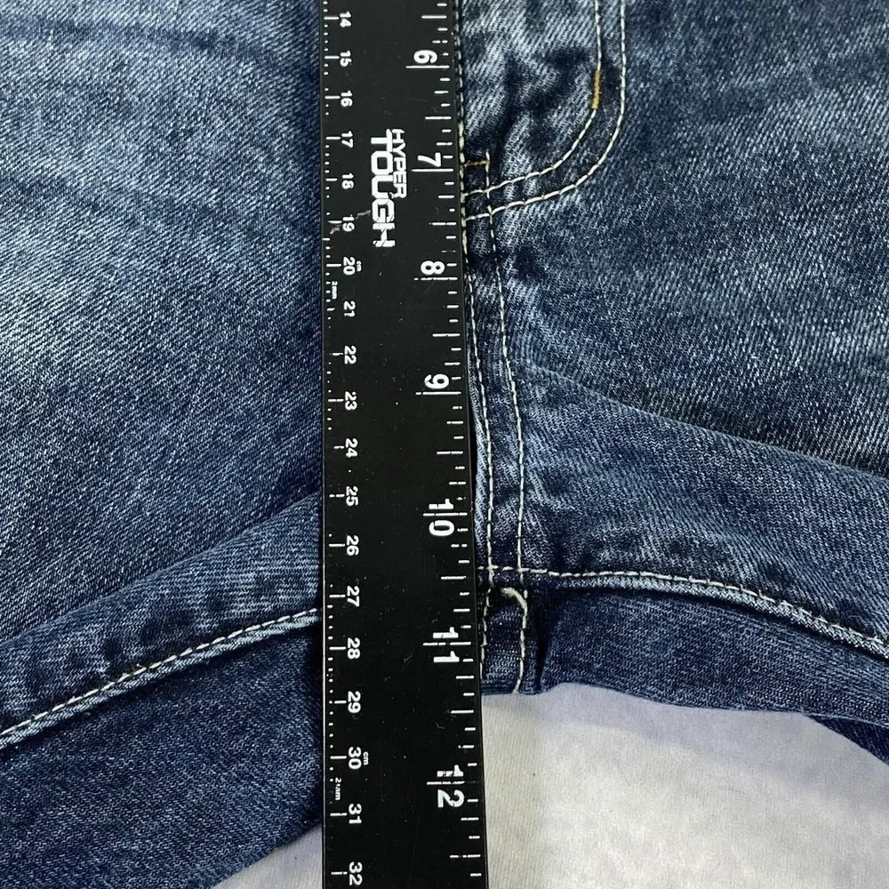 CJ Black Mens Premium Slim Jeans Size 32X32 Blue‎ Straight Leg Fade Grunge